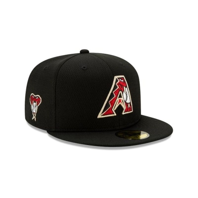 Arizona Diamondbacks Gorra | New Era MLB Batting Practice 59fifty Fitted Cap Mexico - Negros
